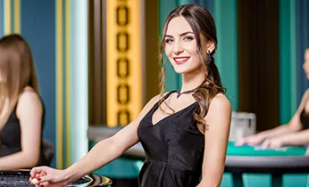 Nhân viên hỗ trợ đeo tai nghe đang làm việc, biểu tượng dịch vụ hỗ trợ khách hàng Mostbet